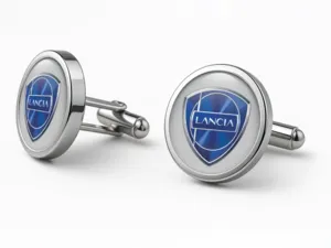 Lancia Themed Cufflinks Durable High-Quality Minimal Racing